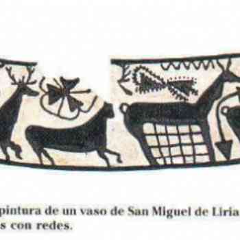 Click para ampliar. Pulsa en el nombre para ver la ficha. Cacería de ciervos, vaso de Llíria